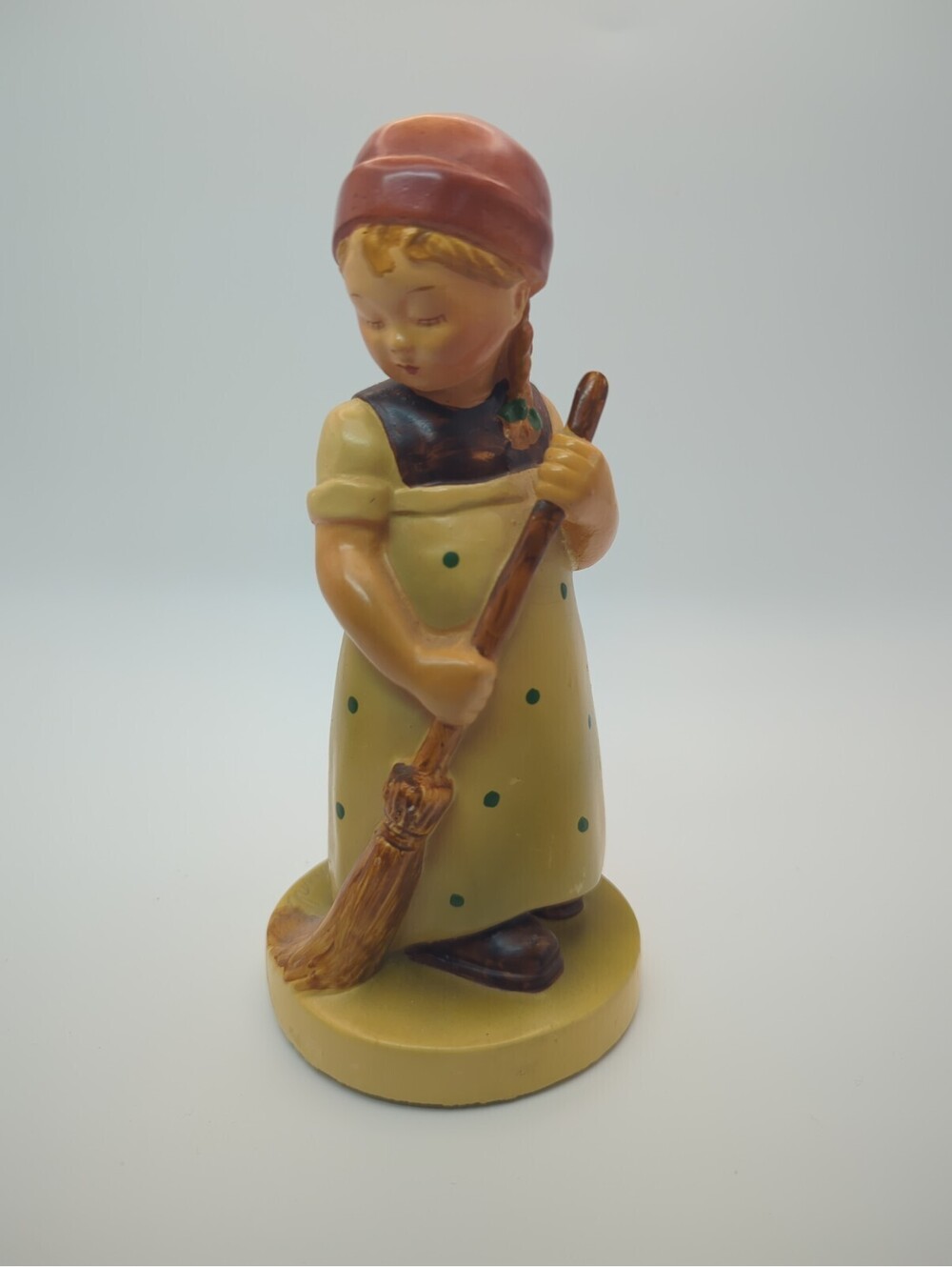 1942 Herbert Dubler "Little Sweeper" chalkware figurine (RARE)